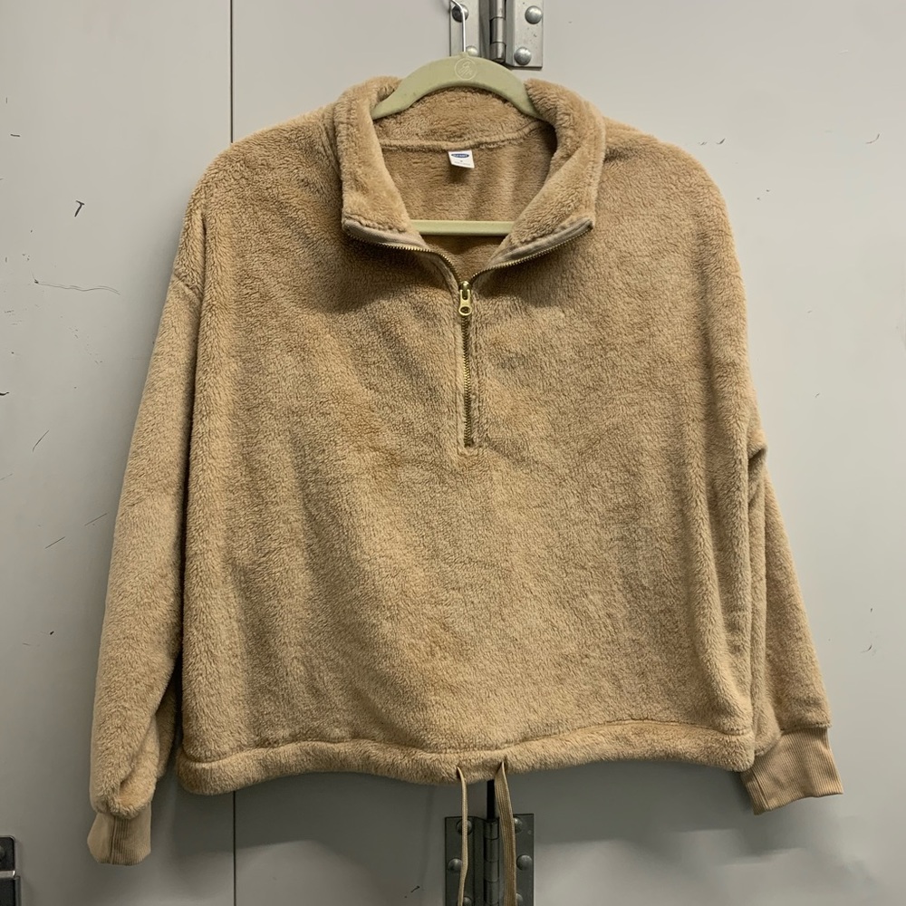 Teddy Quarter Zip Sweater